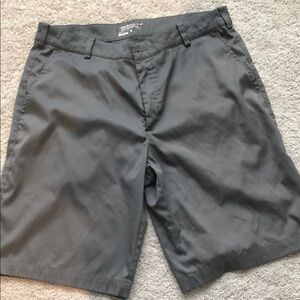 Mens Gray Nike golf shorts